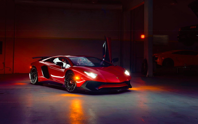 superveloce, car, sport, lamborghini, 1080P, aventador, red