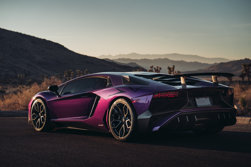 HRE, rear view, LP-750, supercar, Aventador, 5K, Lamborghini, Aventador SV, Viola Parsifae, Superveloce