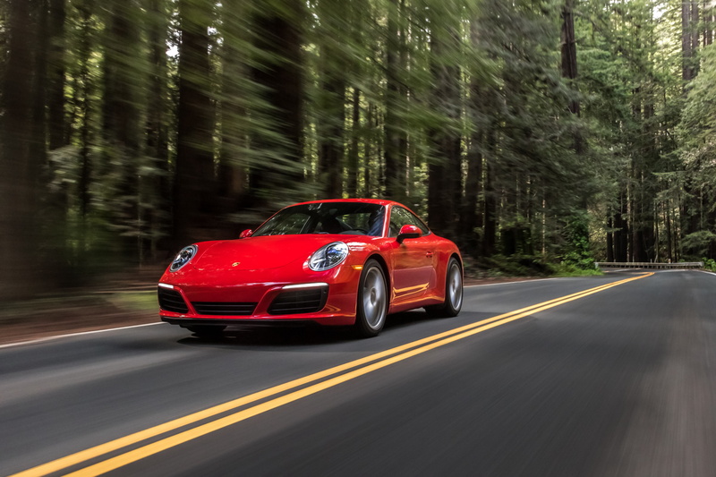 Porsche 911 Carrera 4S Coupe, 4K, red
