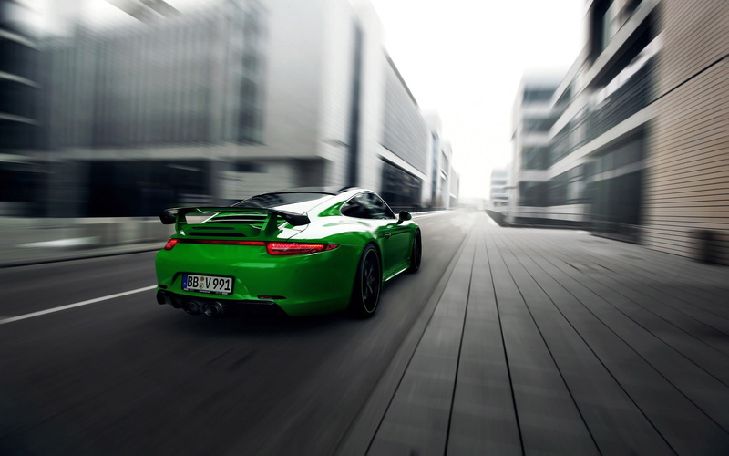 motion blur, Porsche 911, road, car, Porsche 911 Carrera 4S, 1080P, Porsche, green cars