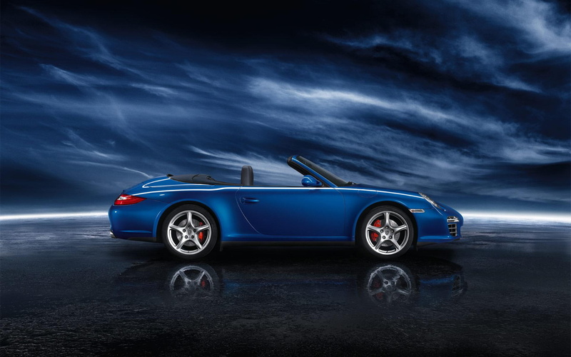 cars, s, porsche, carrera, blue, 1080P, cabriolet, convertible