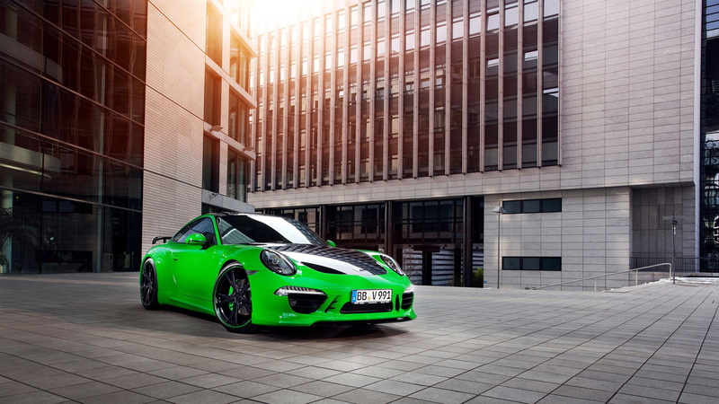 s, 2013, cars, carrera, green, sports, 2K, porsche, coupe, black, techart