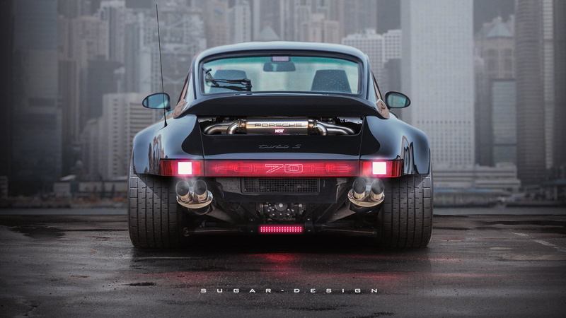 vehicle, Porsche 911 Turbo S, digital art, Porsche, German cars, 1080P, sports car, car