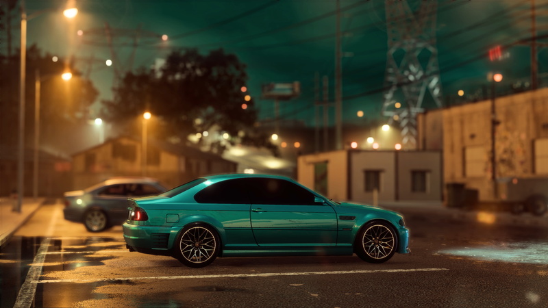 4K, BMW, NFS Heat, night