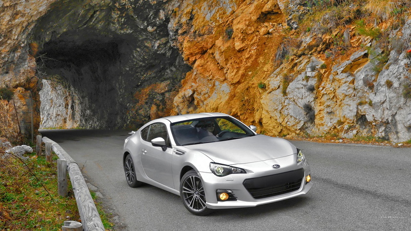 car, cave, nature, 1080P, motor vehicle, land vehicle, motion, rock - object, rock, day, outdoors, mode of transportation, no people, Subaru BRZ, mountain