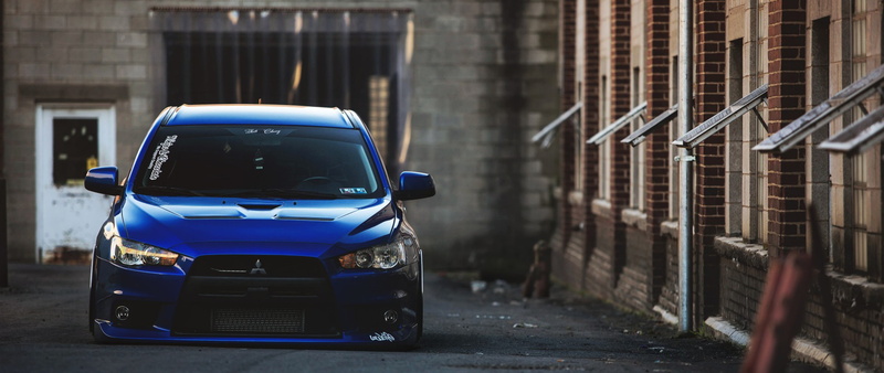 2K, ultra-wide, car, Mitsubishi Lancer EVO