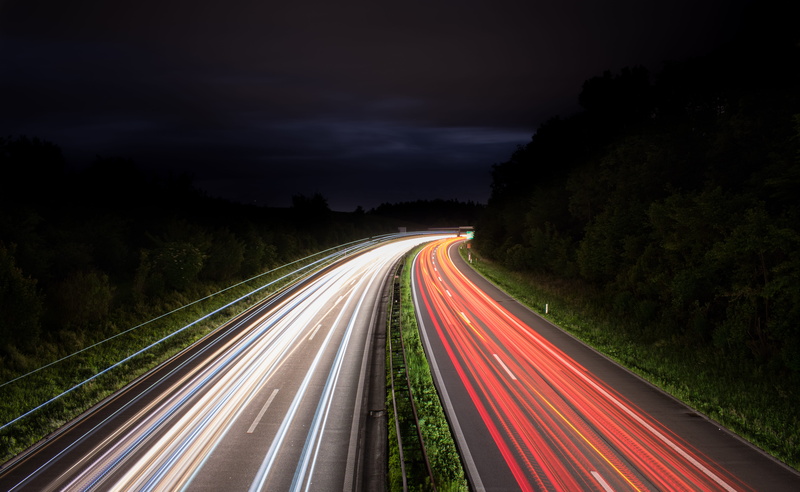 lighting Equipment, tail Light, 5K, headlight, traffic at night, timelapse, car, light - Natural Phenomenon, illuminated, motion, long Exposure, speed