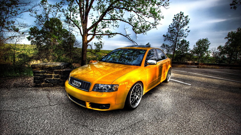 beautiful, cars, amber, dream, audi, 1080P, colour