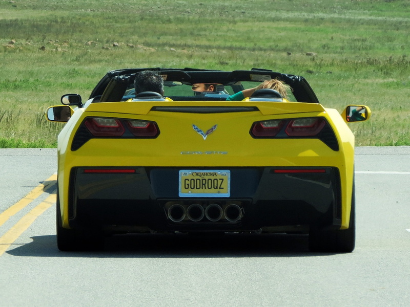 sitting, land vehicle, muscle, speed, couple - relationship, man, green color, vette, two people, torque, dream, transportation, nature, nostalgia, mountains