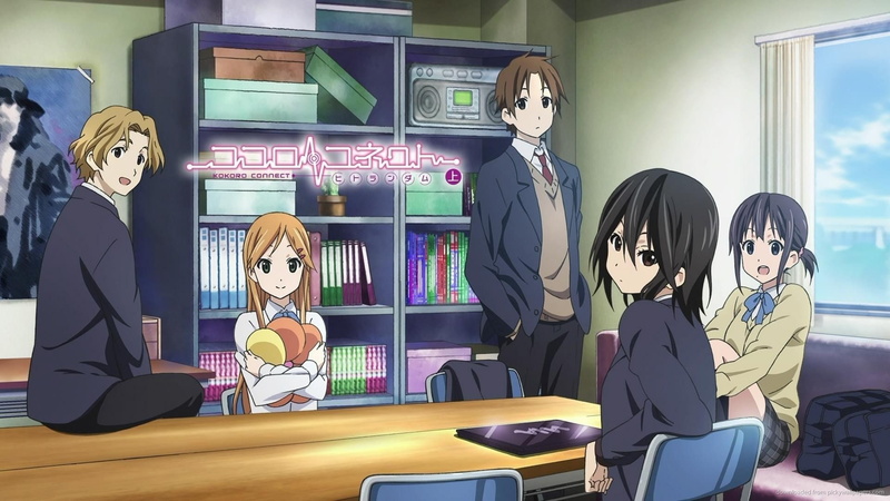 Yaegashi Taichi, 1080P, anime, Kokoro Connect, Inaba Himeko, Aoki Yoshifumi, Kiriyama Yui, Nagase Iori