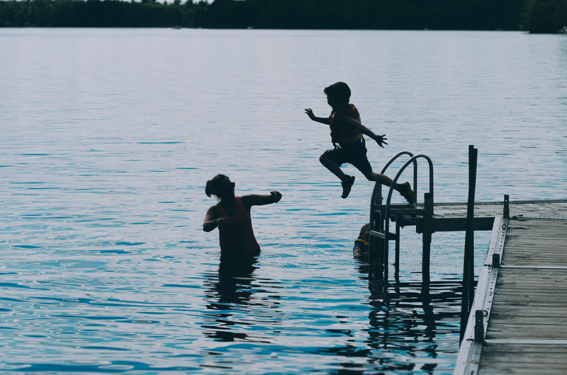 dock, males, safety, fun, waterfront, men, rippled, kids, jump, water, leisure activity, vacation, day, two people, childhood, offline, outdoors, nature