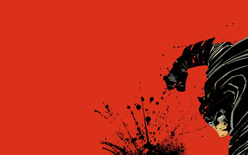 punch, blood, red, hd, batman, 720P, cartoon/comic
