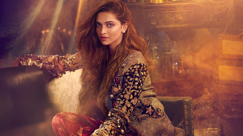 beauty, looking at camera, hairstyle, padukone, teenager, hair, vogue, one person, cover, long hair, fashion, brown hair, human face, females, beautiful people