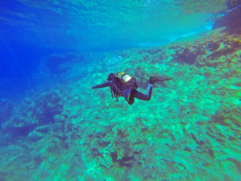sunlight, aqualung, mediterranean, bcd, snorkeling, exploration, maltese, azure, men, photo, turquoise, hood, diving Into Water, cirkewwa, equipment, rocky