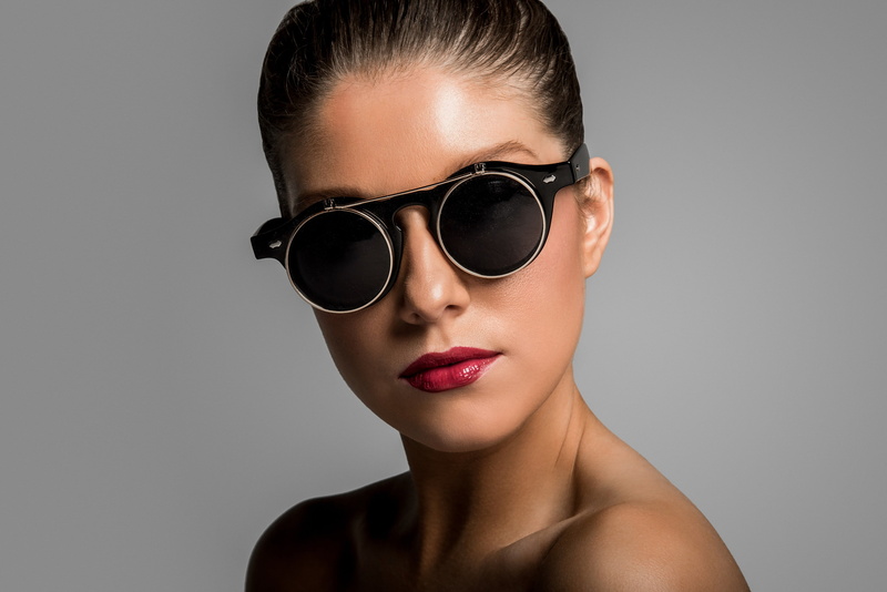glamour, model, eyewear, 2K, portrait, hairstyle, young adult, indoors, women, gray, human body part, headshot, sunglasses, make-up, women with glasses