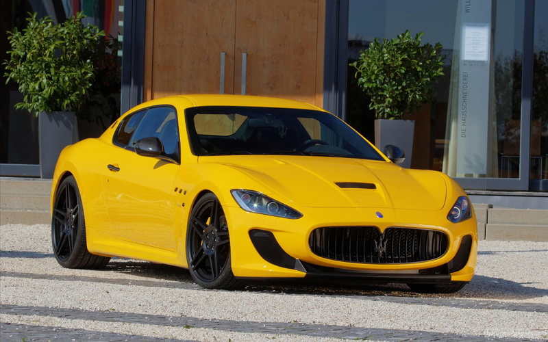 novitec, coupe, maserati, granturismo, stradale, cars, 1080P, yellow