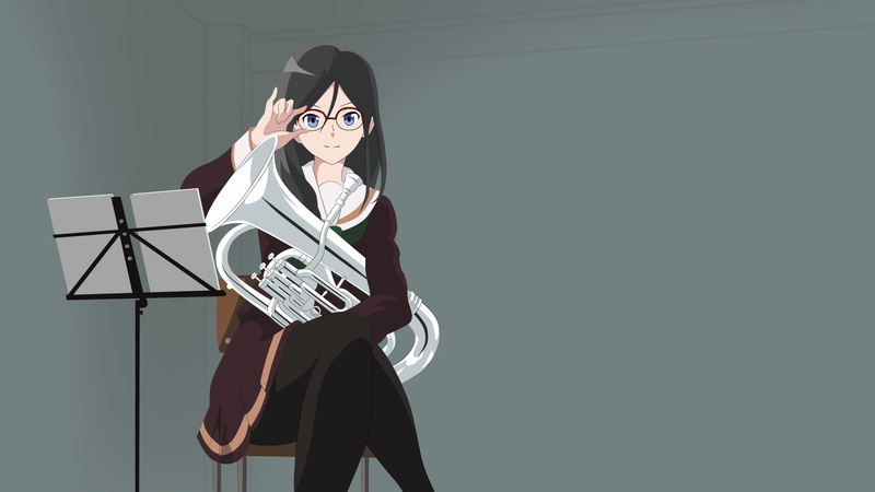 Asuka Tanaka, Sound! Euphonium, Anime, 1080P