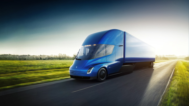 Electric trucks, 4K, 2019, Tesla Semi, 4K