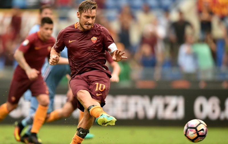 ASR, Serie A, sport, Totti, Football, Goal, 2K, Rome, AS Roma, Francesco Totti, captain, Football Player, red, Nike