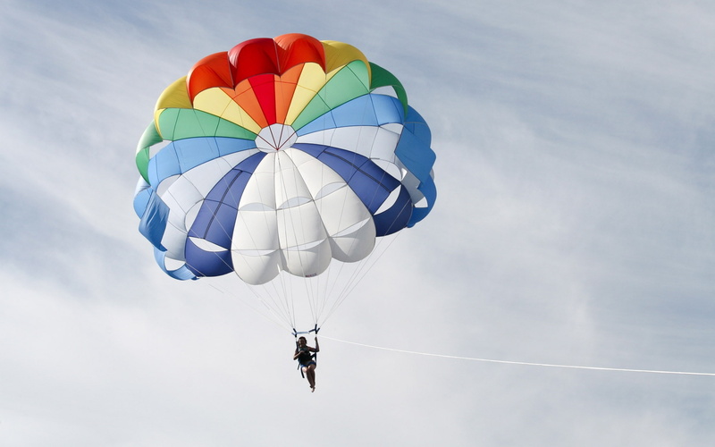 1080P, Colorful, Parachute