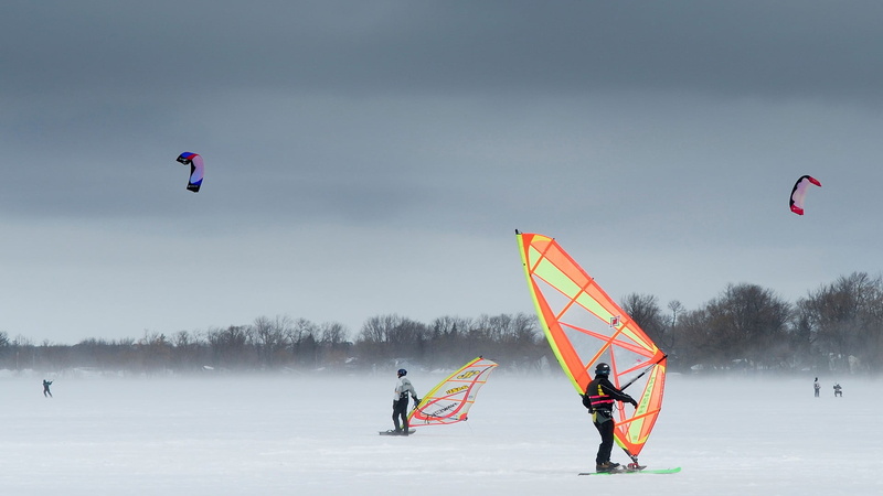 trip, sport, cold temperature, lifestyles, windy, freedom, yellow, landscape, adventure, group of people, orange, beauty in nature, outdoors, nature, winter sport