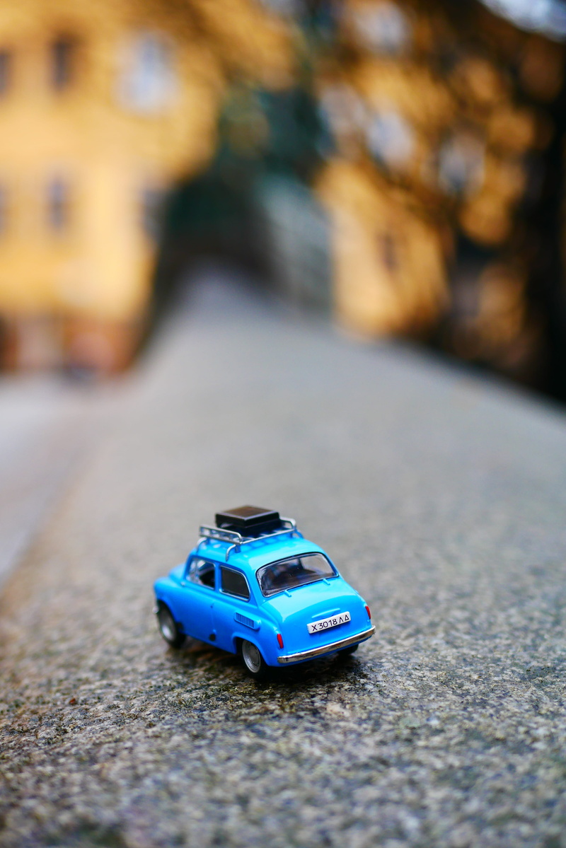 road, traveling, city, focus, photography, skateboard, scale, selective focus, outdoors, 4K, surface level, cast, mode of transportation, no people, selective