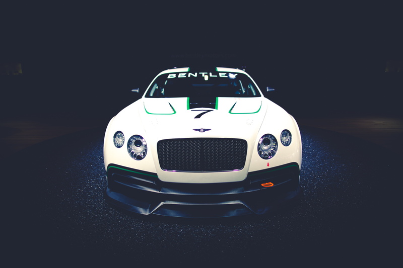 street, still life, city, vehicle, headlight, black background, copy space, close-up, illuminated, studio shot, toy car, Bentley Continental GT3, night