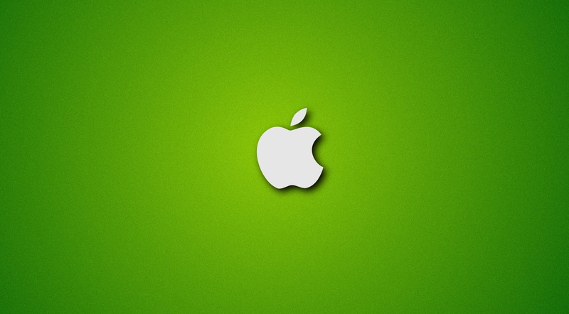 logo, apple, Computers, background, noisy, green, Mac, 2K