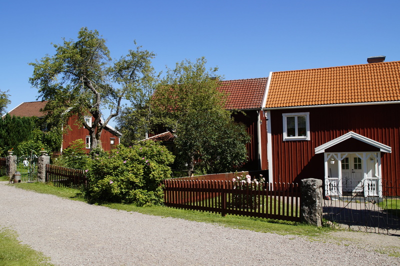 sweden, outdoors, no people, 5K, sevedstorp, home, bullerbükinder, childrens films, smaland, tree, front or back yard, day, childrens book, mansion, the children of noisy village