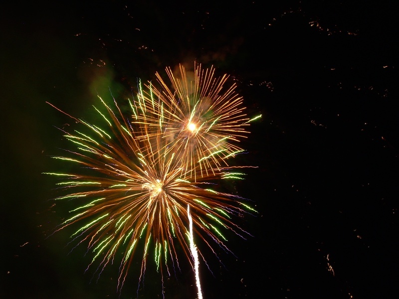 nature, fireworks, 1080P, fire, new years eve, no people, festival, smoke - physical structure, glowing, firework - man made object, blurred motion, light