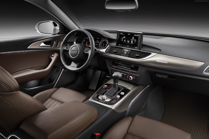 2K, Audi, off-road, Audi A6 (C7), interior, leather, Quattro, RS 6 Avant, 2015 Detroit Auto Show. NAIAS