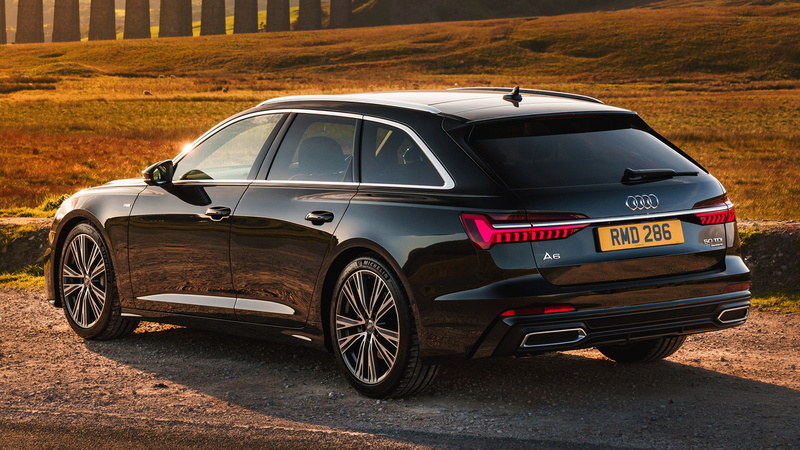 Audi A6 Avant S Line, Station Wagon, Black Car, Luxury Car, Audi, Car, 1080P
