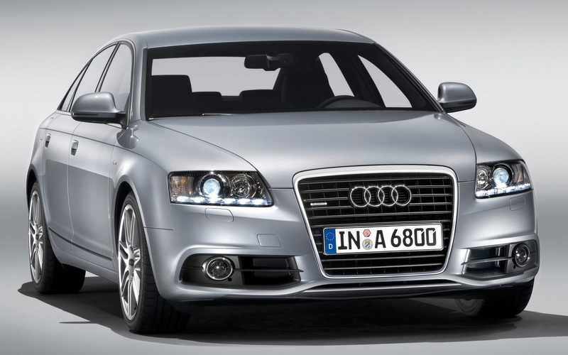 audi a6, rear, 1080P, audi, side