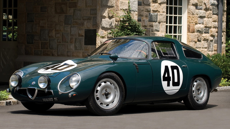 Race Car, Alfa Romeo Giulia TZ, Coupé, 1080P, Green Car, Sport Car, Alfa Romeo, Old Car, Car