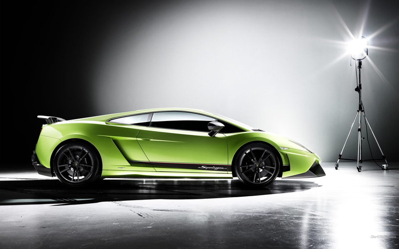 Lamborghini, green cars, car, Italian Supercars, 1080P, Lamborghini Gallardo Superleggera LP570