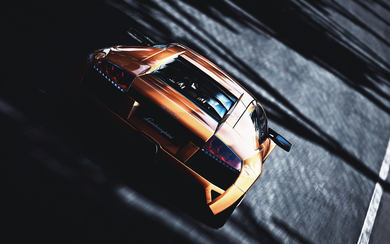 mid-engine, Lamborghini, Lamborghini Murcielago, 2K, car, italian cars, orange
