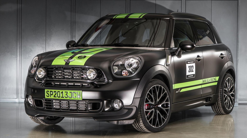 all4, dakar, cars, car, 2013, 1080P, jcw, mini, countryman, green, black