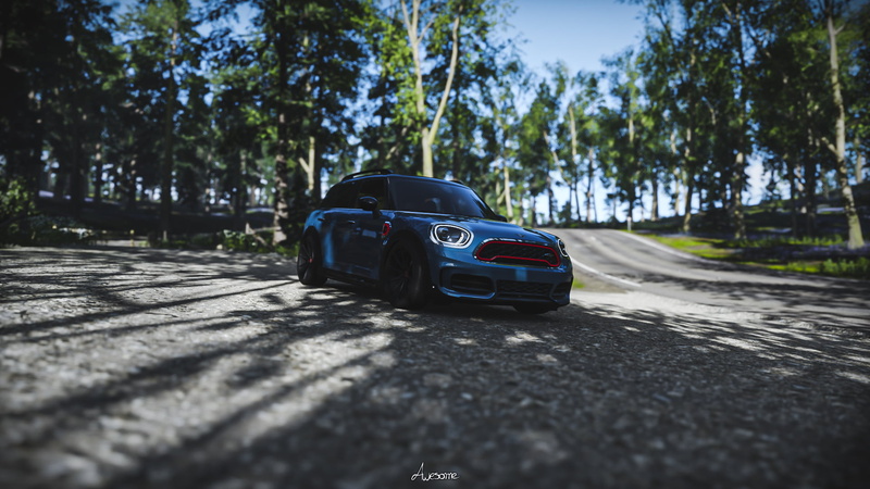 Mini, 1080P, Forza, Mini JCW, video games, car, Mini Countryman, Forza Horizon 4, vehicle