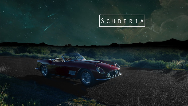 mountain, land, mode of transportation, red, vehicle, car, field, road trip, astronomy, scenics - nature, sign, communication, 1080P, transportation, coupe