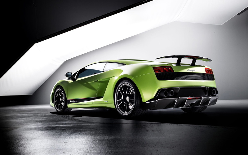 green cars, Lamborghini Gallardo Superleggera LP570, car, 1080P, Lamborghini, Italian Supercars