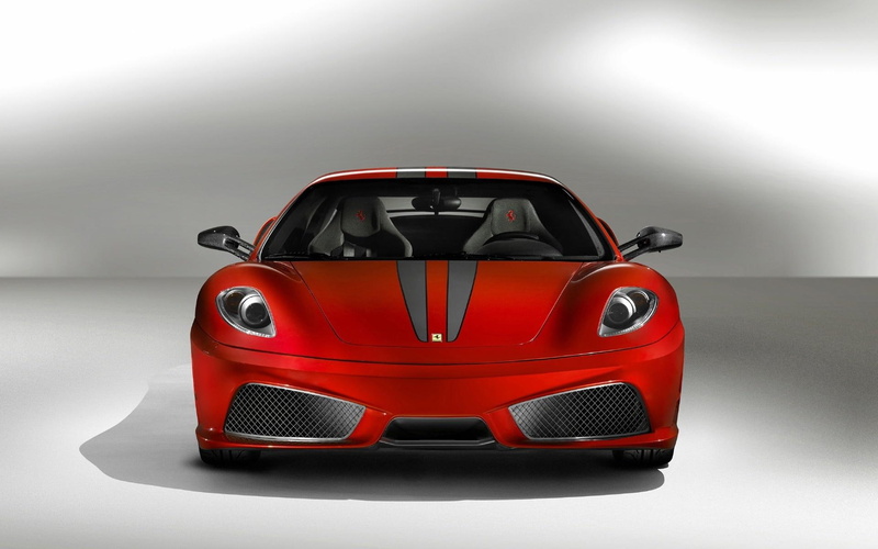 f, ferrari f430 scuderia, widescreen, red, scuderia, 1080P, cars, ferrari