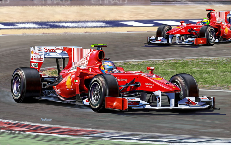 formula, the car, Formula 1, Felipe Massa, car, formula one racing, driving, racecar, Ferrari, Scuderia Ferrari, speed, Michal Reinis, mode of transportation