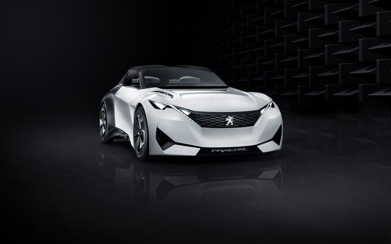 Vehicle, Peugeot, White Car, Concept Car, Car, Peugeot Fractal, 1080P