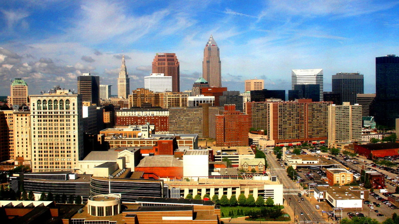 building, tall - high, residential district, urban skyline, ohio, skyline, architecture, outdoors, downtown, cleveland, nature, financial district, no people