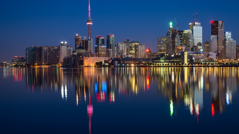 canadian national tower, architecture, building, tower block, tower, daytime, skyscraper, modern, urban skyline, office building exterior, outdoors, building exterior