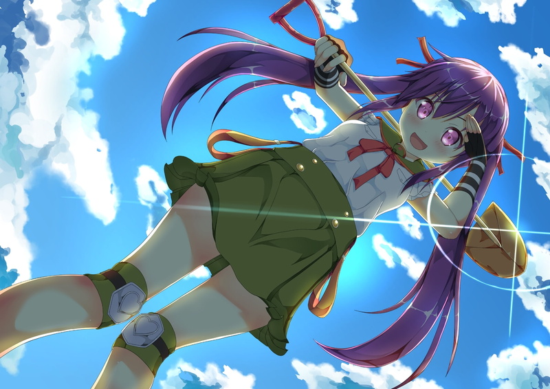 inflatable, nature, design, 1080P, art and craft, sculpture, multi colored, representation, day, Gakkou Gurashi!, arts culture and entertainment, blue