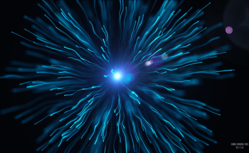 sky, arts culture and entertainment, k, blue, Abstract, nature, motion, blurred motion, night, exploding, fiber optic, exposion, glowing, long exposure