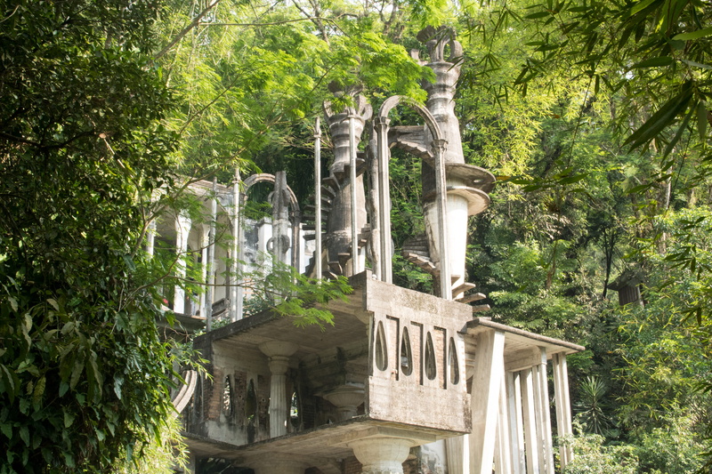 building exterior, building, 4K, spirituality, railing, tree, balustrade, plant, green, low angle view, mexico, green color, belief, day, architectural column