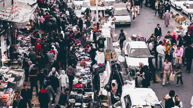 street, 4K, urban, person, automobile, gathering, land vehicle, group of people, real people, vehicle, crowd, human, architecture, lifestyles, women, adult