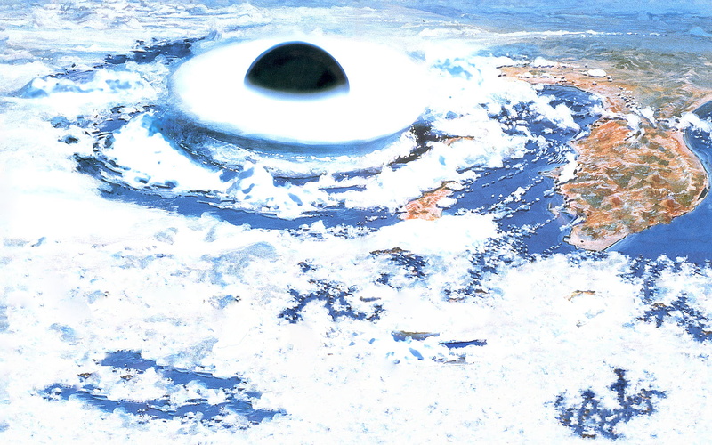 hole, aerial, 1080P, blue, circle, day, photography, black holes, sink, nature, white color, household equipment, motion, high angle view, domestic bathroom